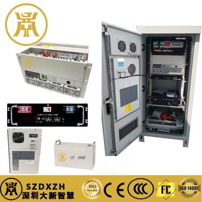 China Cabinet de alimentación integrado al aire libre con batería de litio de 48V 100Ah y protección IP55 en venta