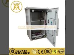 Anti-Theft Pole Mount Outdoor Telecom Cabinet For Equipment And Battery