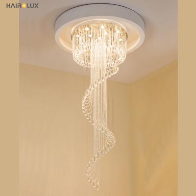 China Modern Custom Villa Crystal Engineering Lighting Hotel Lobby Crystal Factory Chandelier for sale