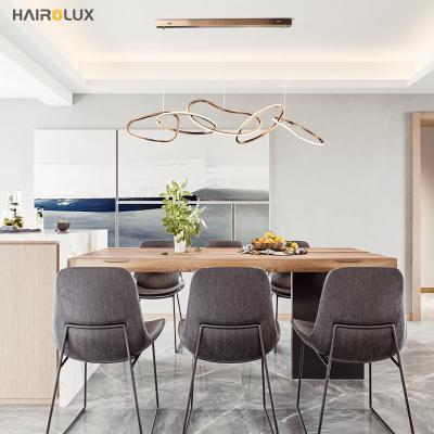 China New Project Design Contemporary Luxury Ring Ceiling Mounted Modern Hotel Indoor Decorative Led Pendant Light for sale