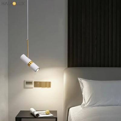 China Scandinavian Modern Simple Modern Bedroom Small High Quality Restaurant Gold LED 5W Spot Luxury Hanging Light for sale