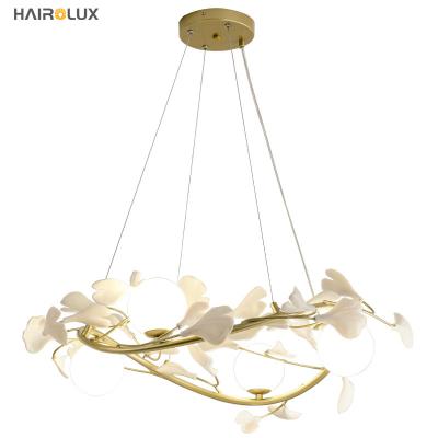 China Modern Economic Custom Design Gold Alluvial Dining Nordic Modern Led Chandelier for sale