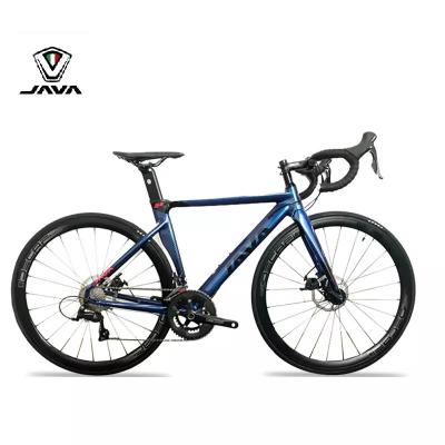 China JAVA SILURO3 Twitter cycle race 22S carbon fiber professional road bicycle men hydraulic disc brake racing road bike for sale