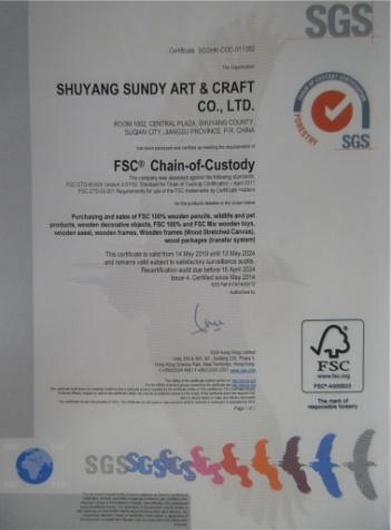 FSC - Shuyang Sundy Art & Craft Co., Ltd.