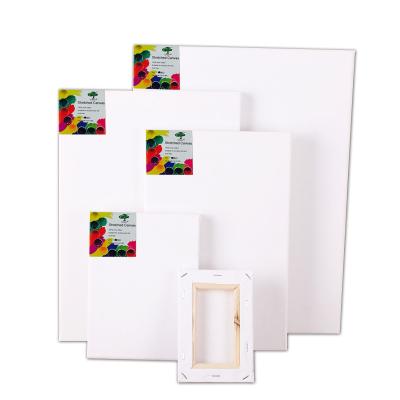 China Non-Toxic 8*10 10 PCS / SET Blank Canvas 280G Canvas Cheap Stretched Canvas For Painting à venda