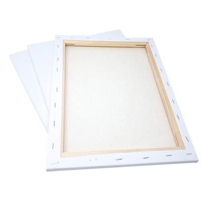 中国 16*20 Inch Painting Blank Stretched Canvas Pine Wood Frame Art Canvas 280g For Painting 販売のため