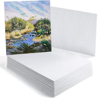 중국 Inkjet Printing White Factory Supply Best Art Cotton Acid Free Primed Canvas Panels 8