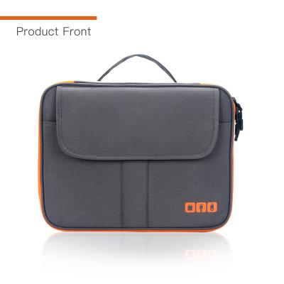 China For iPad Earbuds Travel Bag Organizer, Waterproof Organizer Bag For iPad Electronic Accessories Double Layer for sale