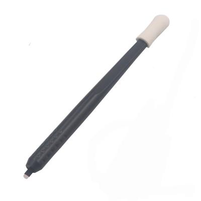 China 18U Disposable Microblading Pen With Blister Packing OEM Permanent Black Manual Microblading Pen for sale