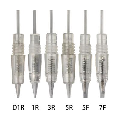 China Professional Disposable Tattoo Needle Cartridge Permanent Makeup Machine PMU Needles For Eyeliner Lips for sale