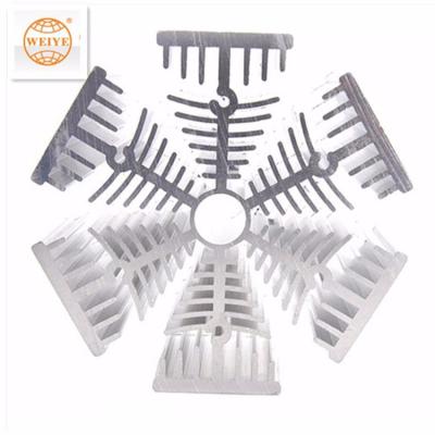 China Radiator Extruded Aluminum Profile Hollow Radiators for sale