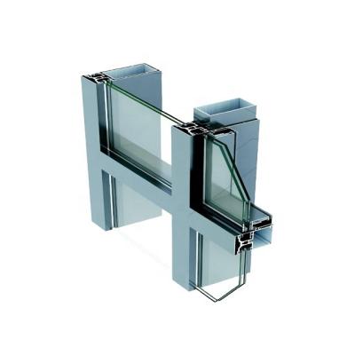 China door & Window Foshan Factory 140 Unitized Aluminum Curtain Wall for sale