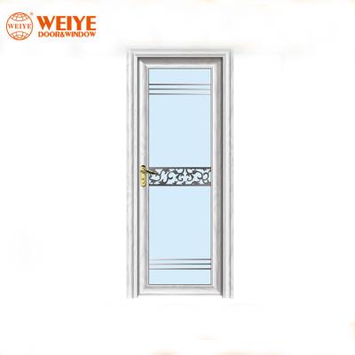 China Singapore Wood Grain Swing Casement Interior Bathroom Door for sale