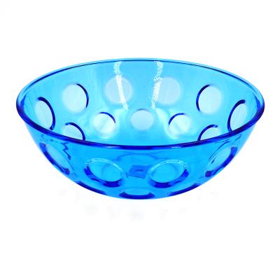 China Stocked Big Round Plastic Serving Bowls Party Or Salad Bowl Tall Snacks For Party Neon Colors for sale