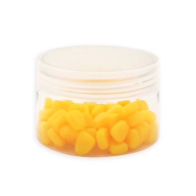 China Wholesale Food Container Travel Size 24g PET Empty Clear Plastic Jar Plastic Food Candy Material for sale