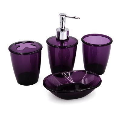 China CLASSIC Bathroom Accessories Set Toothbrush Holder Set Lotion Soap Dispenser Soap Dish Tumbler Cup for sale