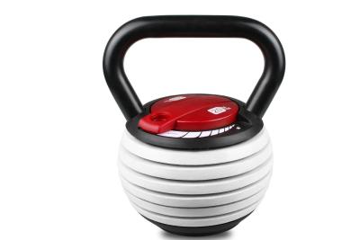 China 23*20.8*30cm Adjustable Fitness Kettlebells 40lb Cast Iron Paint Hand Held Dumbbells for sale