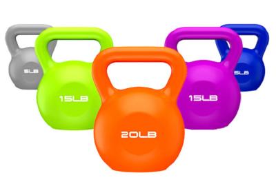 China La aptitud de poco ruido Kettlebells 5KG 10KG 15KG 20KG Kettlebell fijó con la manija suave del apretón en venta