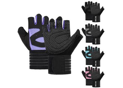 China OEM Deportes Hombres y Mujeres Guantes de ejercicios de protección para levantamiento de peso profesional en venta