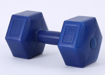 China Custom Logo Hex Weights Pvc Cement Fitness Cheap Dumbbells For Sale for sale