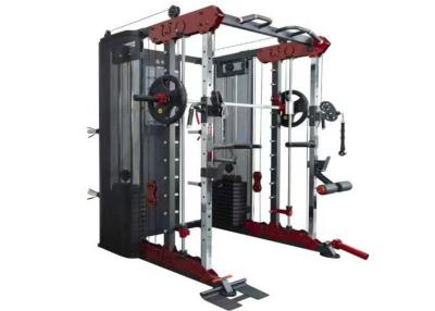 China Gym equipment Multi Functional smith machine with weight stack Cable Crossover for sale