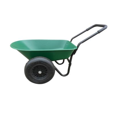 China Farm 2 Wheel Garden Dump Dumping Trolley Trolley Cart Yard Cart for sale