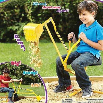 China Mini Digger Children Sand Digger Toy Kids Steel + Plastic Children Digger for sale