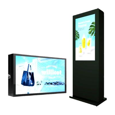 China Buildings Source Manufacturer Outdoor LED Digital Signage Advertising Displays Floor Standing Kiosk led Screen for sale