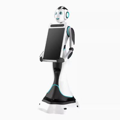 China Customization New Arrival Food Delivery Robot for Hotel Smart Service Robot Beautiful Commercial AI Robot for sale