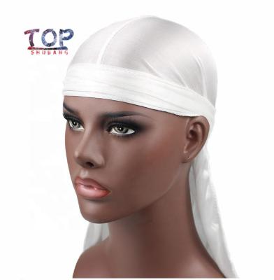 China Wholesale Picture Factory Hair Wig Satin Silk Durags For Men Custom Logo for sale