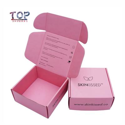 China Color Recyclable Logo Paper Box Clothes Corrugated Hair Wigs Gift Box Customized Packaging Wholesale for sale