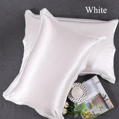 China Non-Toxic Custom Logo Satin Pillow Case Comfortable Pillow Cover Pillow Case For Single Bed Throw Pillow Covers for sale