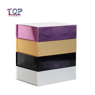 China Private Advanced Custom Corrugated Boxes Recycled Style 4 Color Materials Luxury Wig Packaging Box For Clothes Elegant Shoes Scarf Package for sale