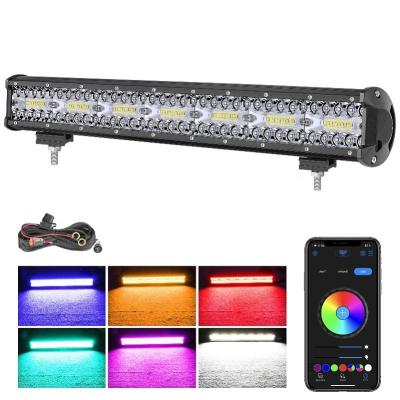 China 20 Inch Nova Music App Control Syn With Combo Music Beam Rgbw Halo Led Bar 20 Inch for sale