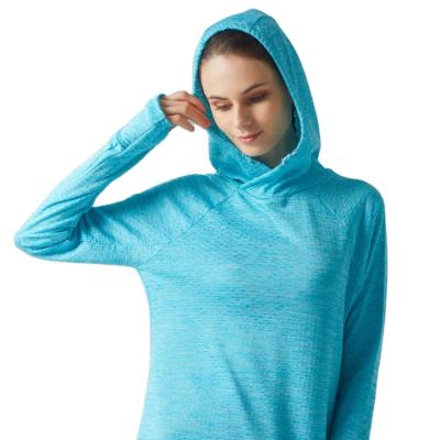 China ACTIVE STRETCH Factory Direct Sales Long Sleeves Stretch Hoodie Women Yoga Seamless Running Jacket for sale