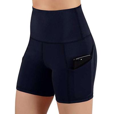 China Activewear High Waist Workout OEM Women Anti-wrinkle Tights Yoga Running Shorts for sale