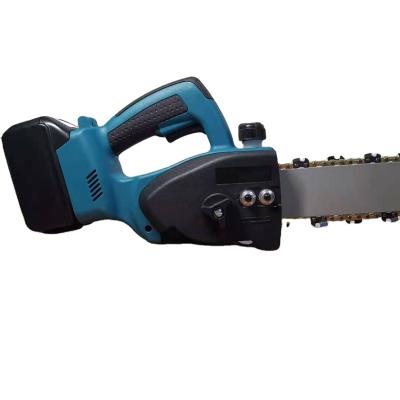 China Brushless 28 V Motor 12 Inch Battery Shears Portable Cordless Chainsaw Mini Electric Chainsaw For Wood Cutting 070 for sale