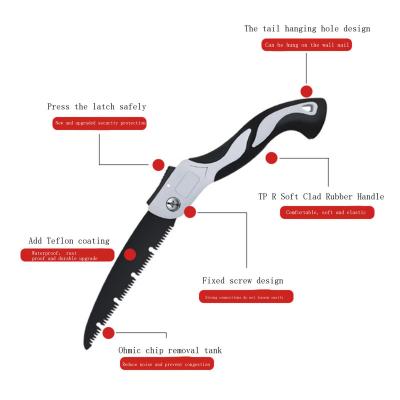 China Wood Mini Camping Saw Garden Folding Saw Woodworking Garden Tools Hand Folding Saw Pruning Household 1 Buyer for sale