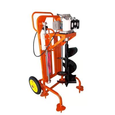 China best selling 2-stroke single cylinder China manufacture quality earth auger thrust planting digging machine for sale