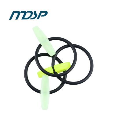 China MINGDIO Carp Rubber Accessory Fishing Ring Availalbe Green Rubber Round 17CP-091 1000pcs for sale