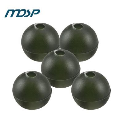 China 5 mm Plastic 7 mm Soft Rubber Shock Pad High Impact Rig Beads in Dark Green - Carp End Terminal Carp Fishing Tackle for sale