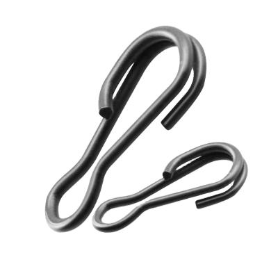 China Stainless Steel Quick Change Clips S/L Size Carp Fishing Tackle Snap Swivels Link Clips Carp Rigging Fishing Tackle for sale