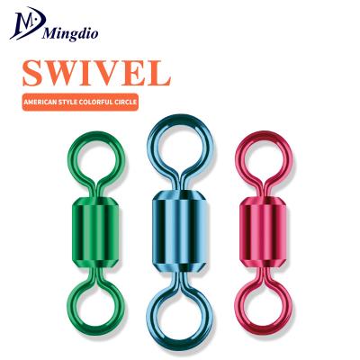 China High Quality American Colorful Swivel Fishing Swivel Connector Fishing Tackle Bearing Accessories for sale