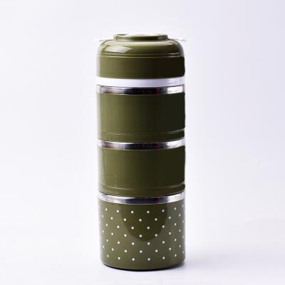 China Freshness Preservation Household Kitchen Stainless Steel Thermos Thermos Tiffin Box Steel Hot Food Carrier for sale