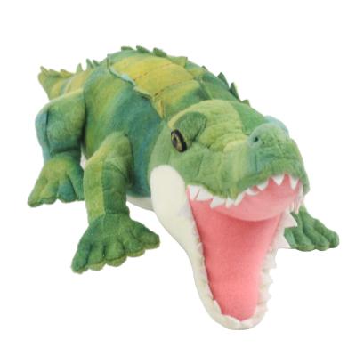 China Custom Realistic Green Dinosaur Stuffed Plush Soft Toys for sale