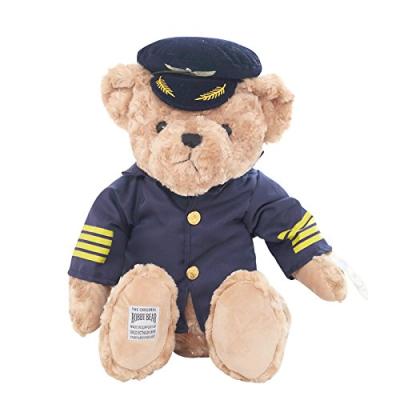 China Captain Bear Promotional Advertiszing Promotional Plush/Pilot Teddy Bear Gifts for sale