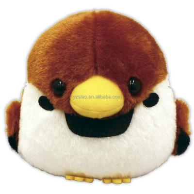 China Kids Play Plush Custom Sparrow Toys Toy Sparrow Pillow Plush Soft Stuffed Small Bird Toy Sparrow for sale