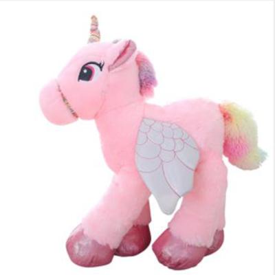 China Cute Cartoon Unicorn Animal Horse Plush Toy Unicorn Stuffed Animals Soft Doll Large Size Stuffed Animal for sale