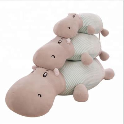 China Wholesale Green Hippo Plush Toy Large Stuffed Hippo Stuffed Animal for sale