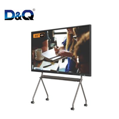 China Conference DQ 85 inch white board multifunctional electronic smart screen cheap interactive whiteboard for teaching or meeting for sale